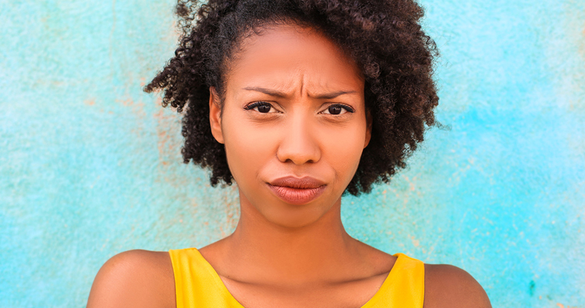 How to get rid of frown lines, like this frowning woman's, is a question on everyone's lips.