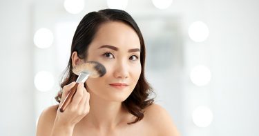 applying highlighter