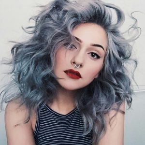 Icy Blue Hair Color