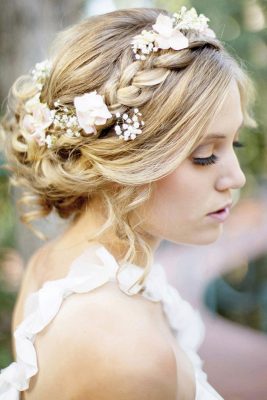 Floral Wedding Hair