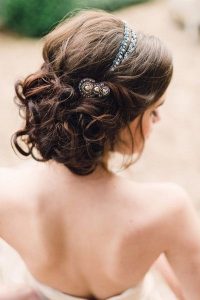 Messy Updos for Weddings